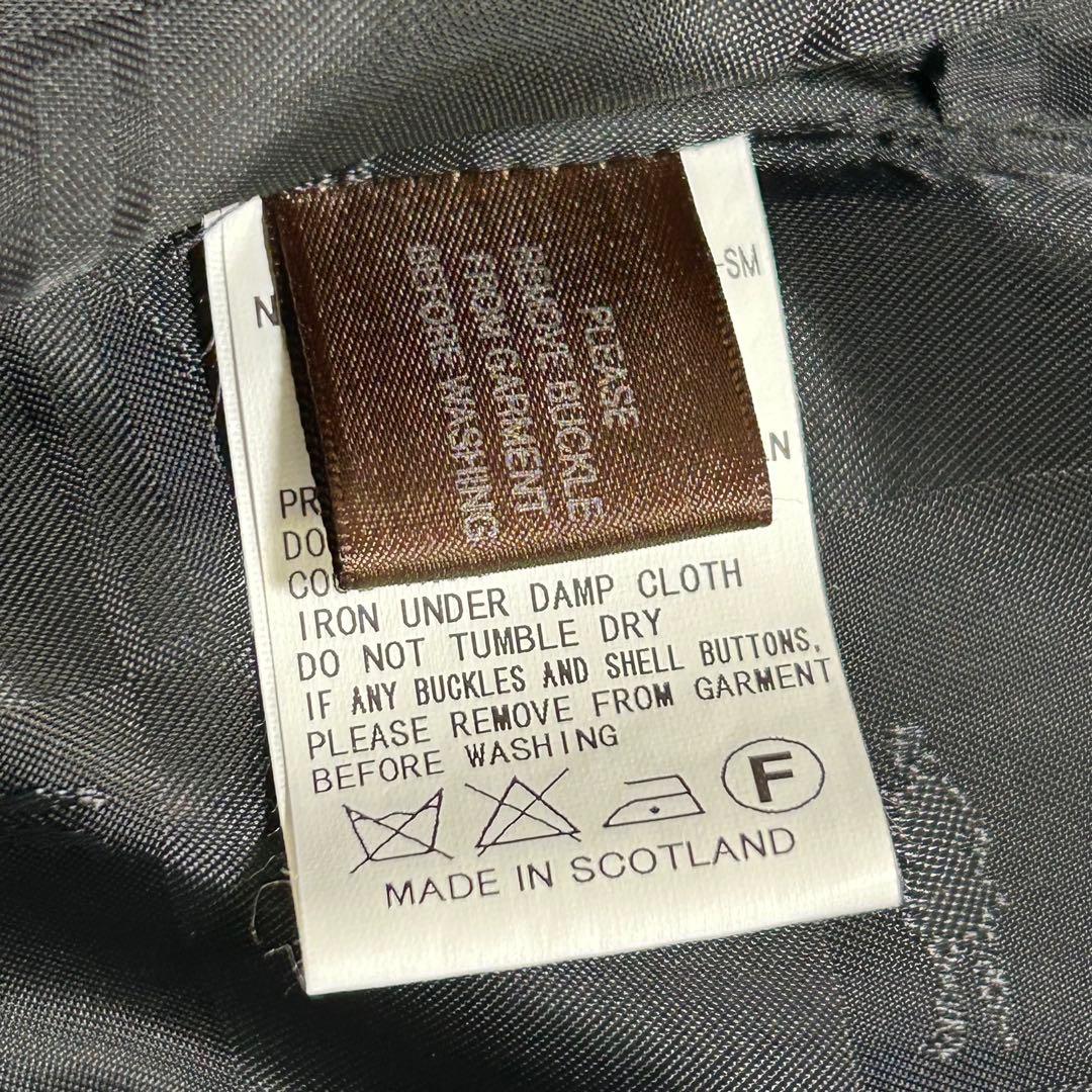 ✨美品✨英国製✨MACKINTOSH マッキントッシュ　ウールトレンチコート　黒