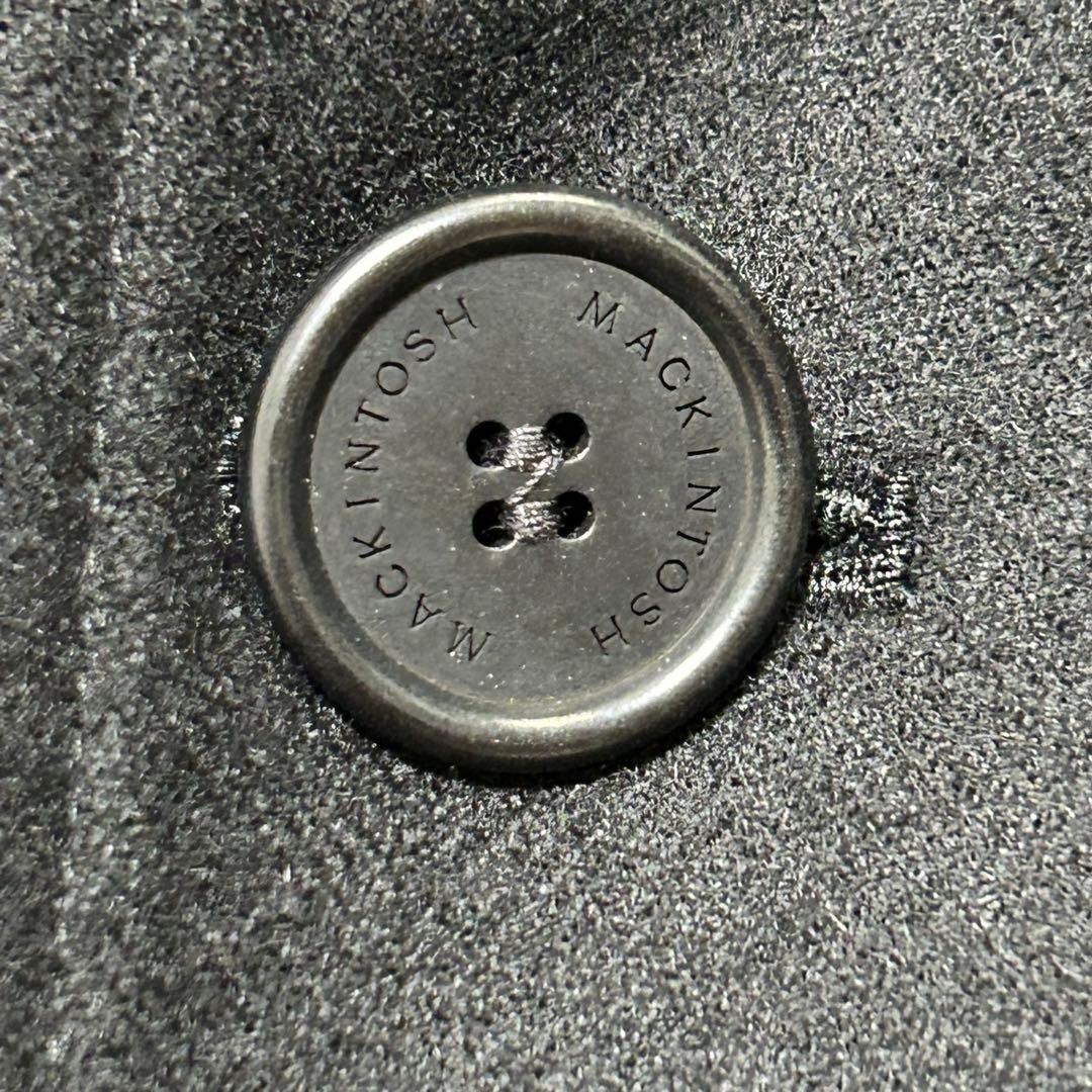 ✨美品✨英国製✨MACKINTOSH マッキントッシュ　ウールトレンチコート　黒