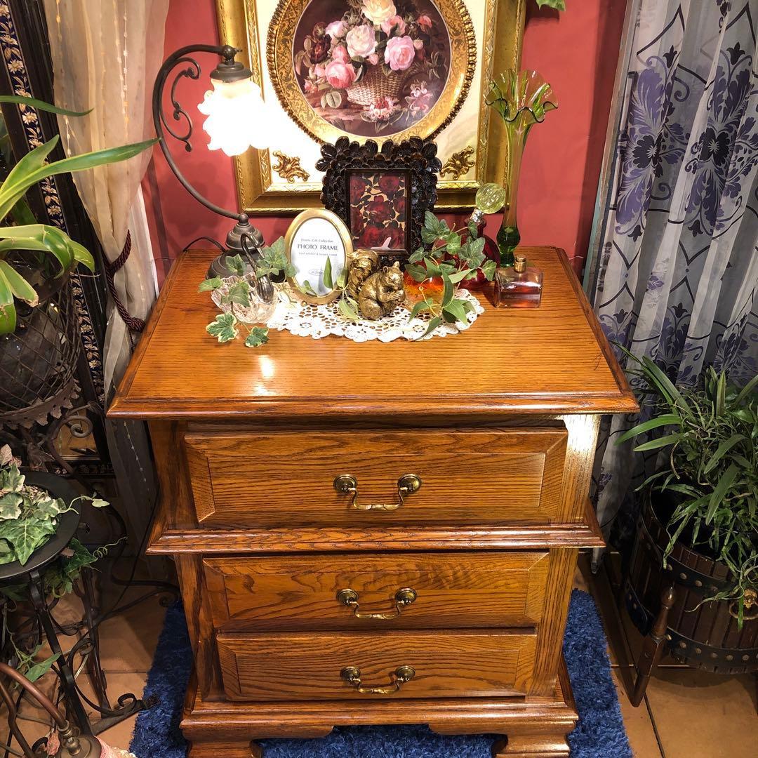 Sale 美品　アメリカン　アンティーク　３D R キャビネット