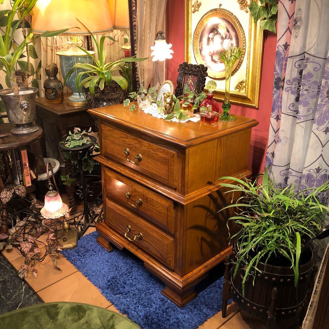 Sale 美品　アメリカン　アンティーク　３D R キャビネット