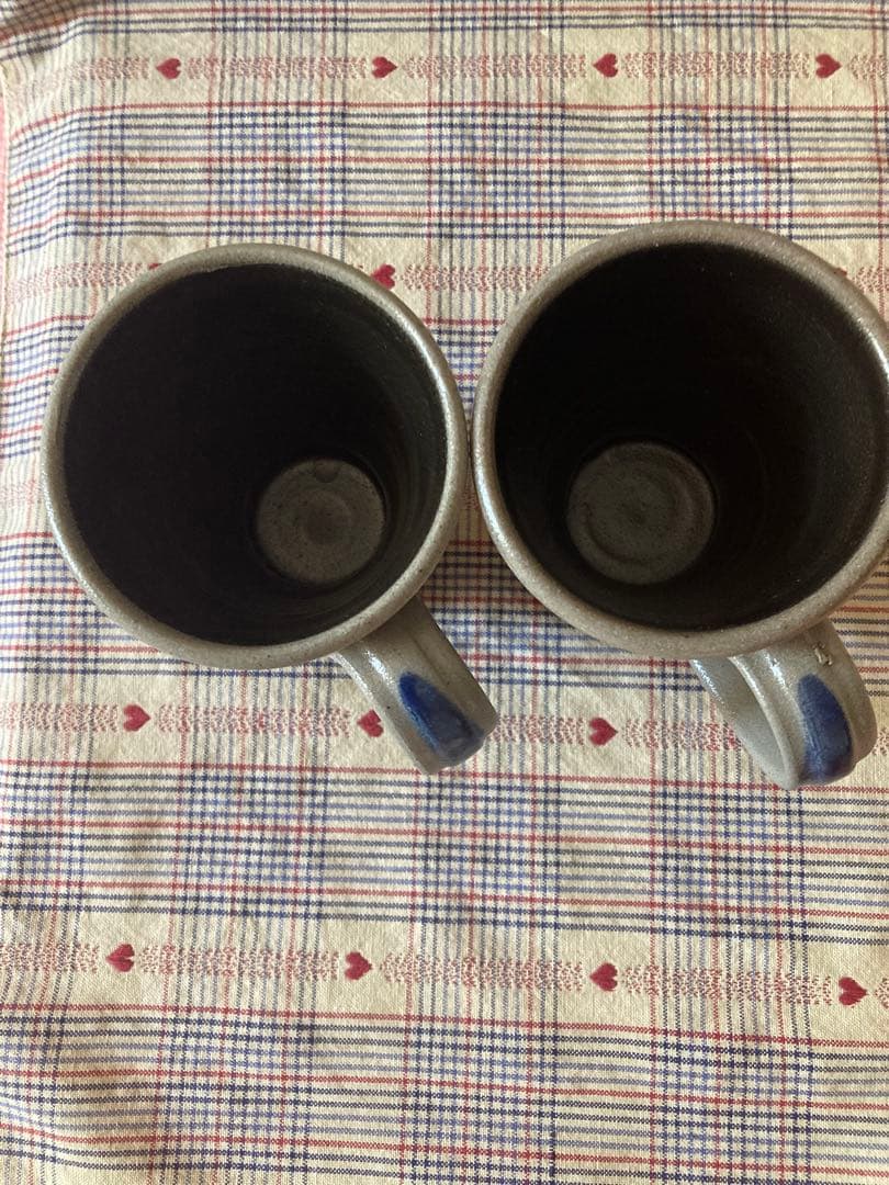 アントステラ　ローポタリー マグ　カップ 2個セット　陶器