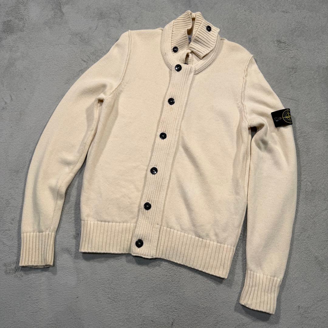 ストーンアイランド　カーディガン　ニット　アイボリー　 M 651550LA3