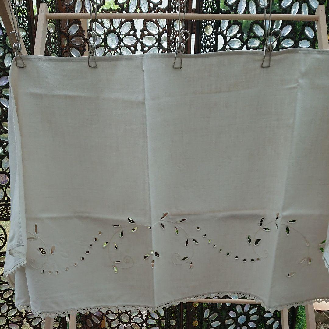 フランスアンティーク　カフェカーテン