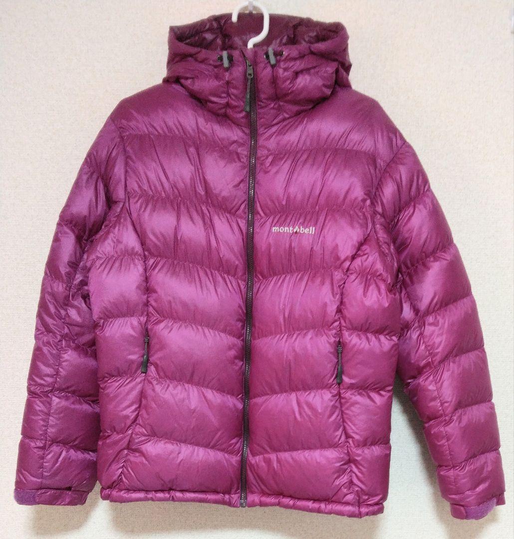 [美品]　800FP アルパインダウンパーカ　レディースL　パープル　モンベル