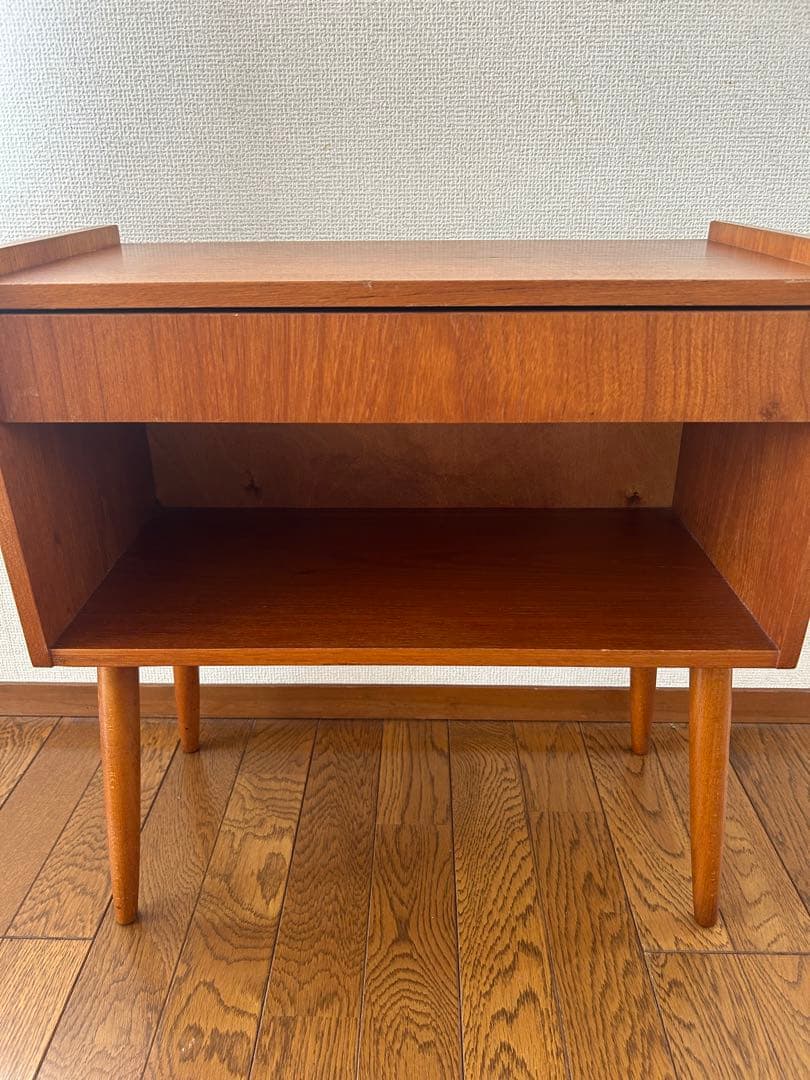 デンマーク北欧60年代ビンテージ キャビネット ソーイングテーブルワゴン