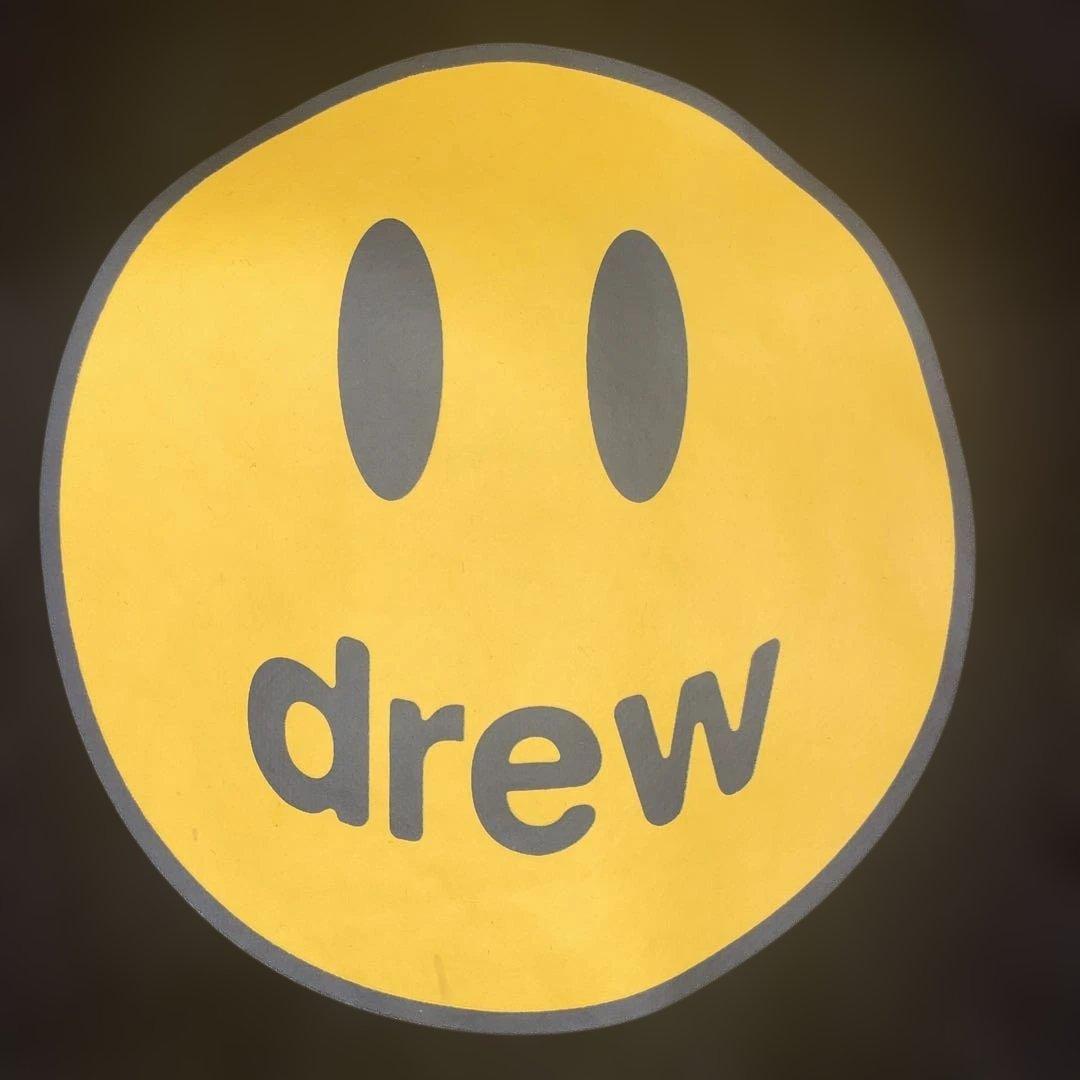 drew hous ドリューハウススマイリーフェイスパーカー サイズM ブラック