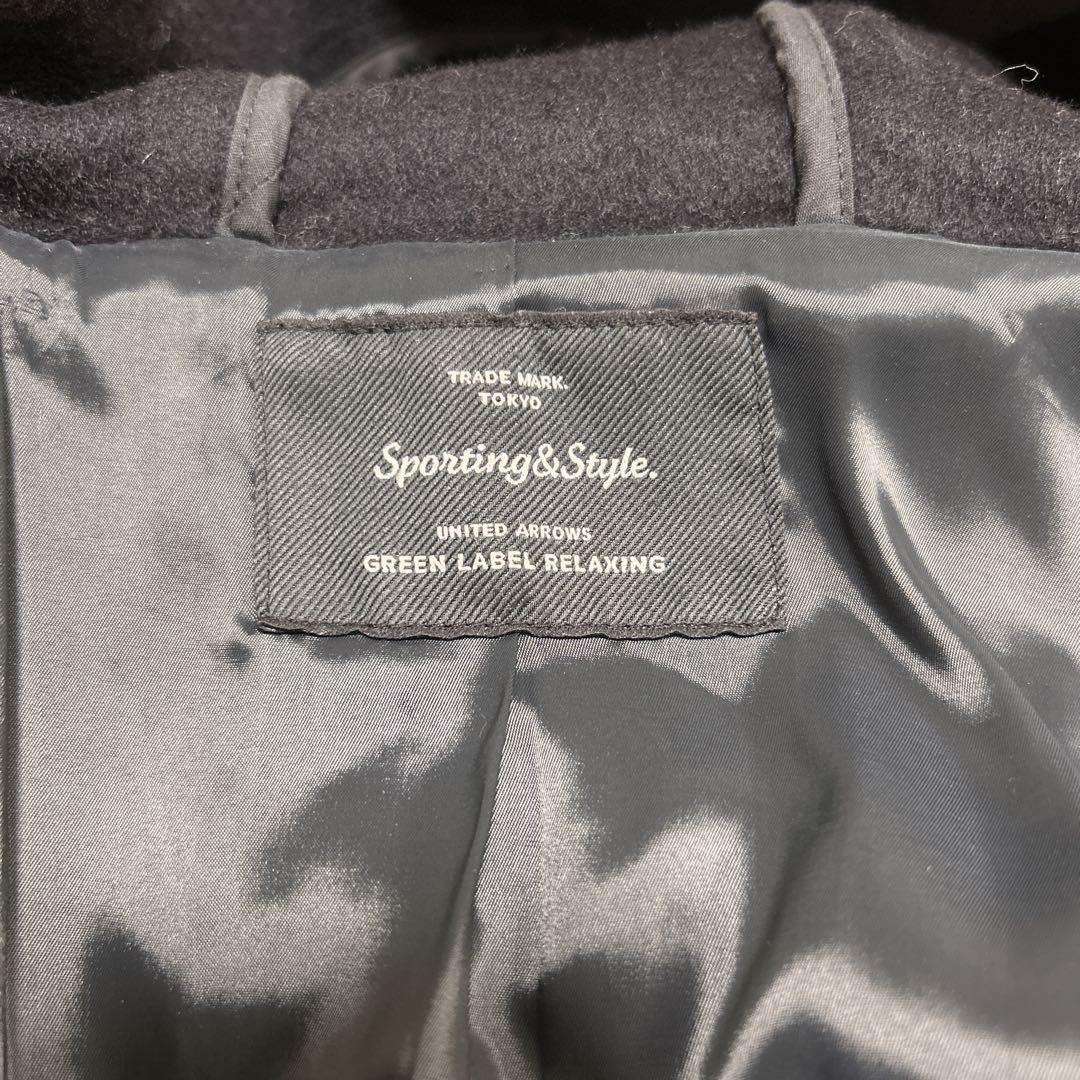 超美品❣️グリーンレーベルリラクシング ダッフルコート アウターネイビー M