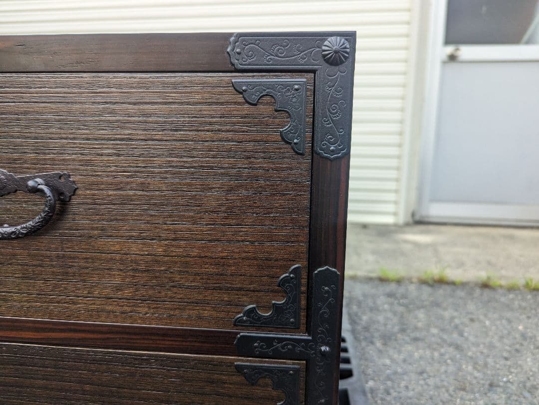 アンティーク　ヴィンテージ　和箪笥　2段　和チェスト　ローチェスト