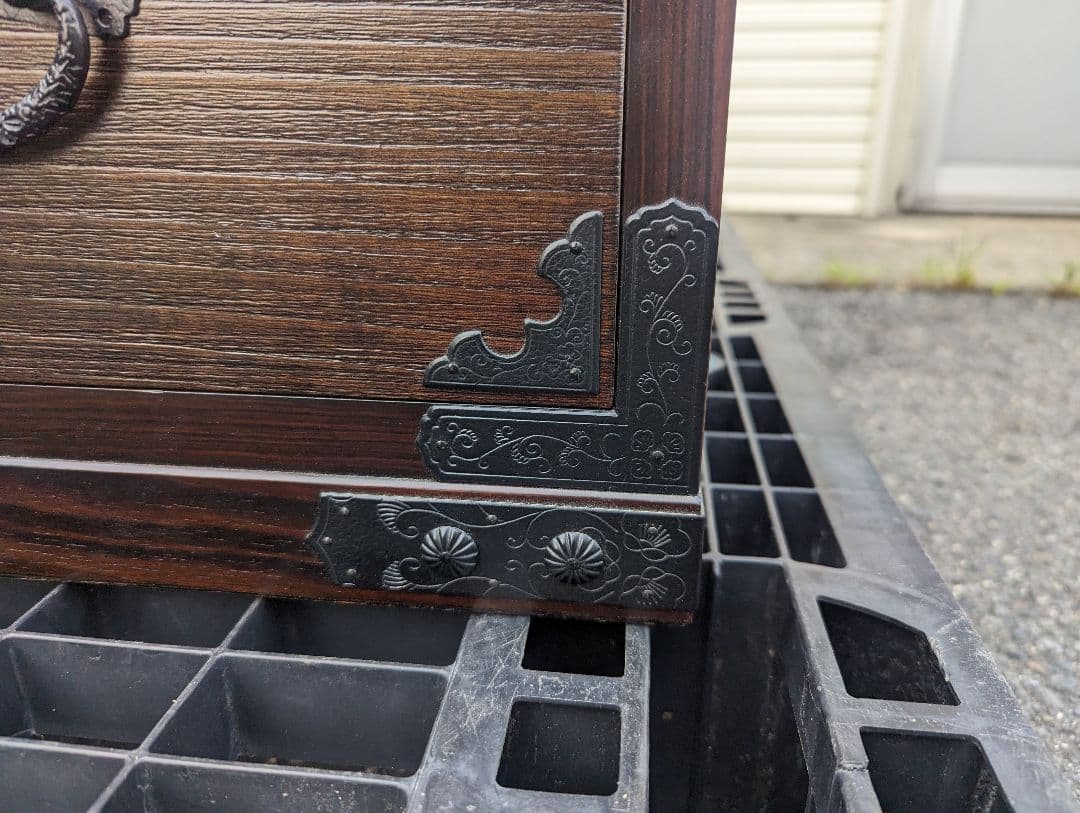 アンティーク　ヴィンテージ　和箪笥　2段　和チェスト　ローチェスト