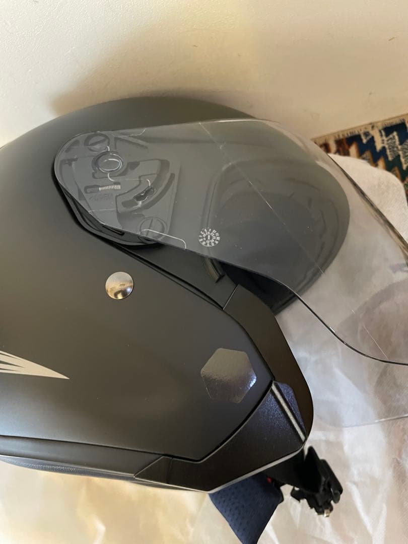 ZENITH ジェットヘルメットYJ-20 グラフィックGF-02シルバーXXL