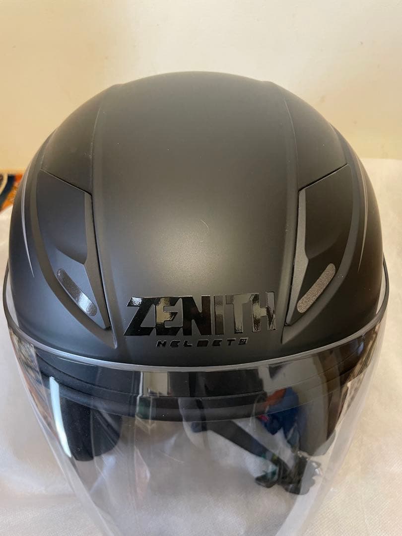 ZENITH ジェットヘルメットYJ-20 グラフィックGF-02シルバーXXL
