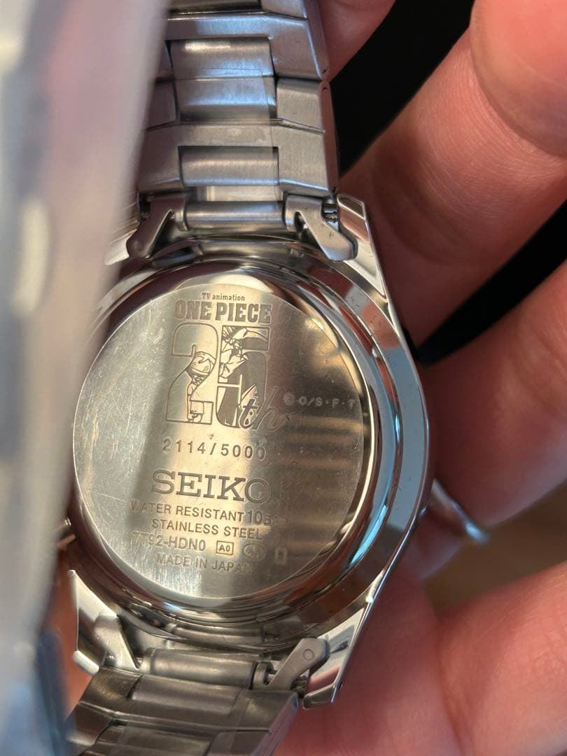 【新品】セイコー ワンピース 25周年記念