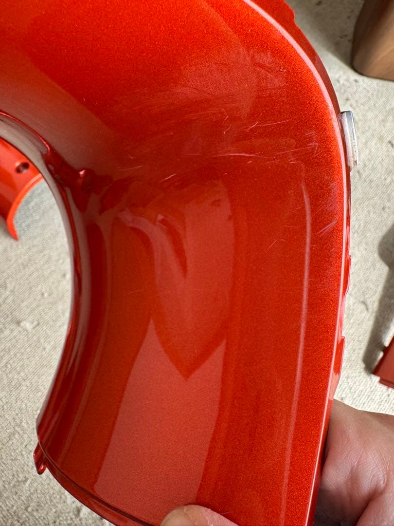 super cub110 JA59 フレアオレンジメタリック カウルセット カブ