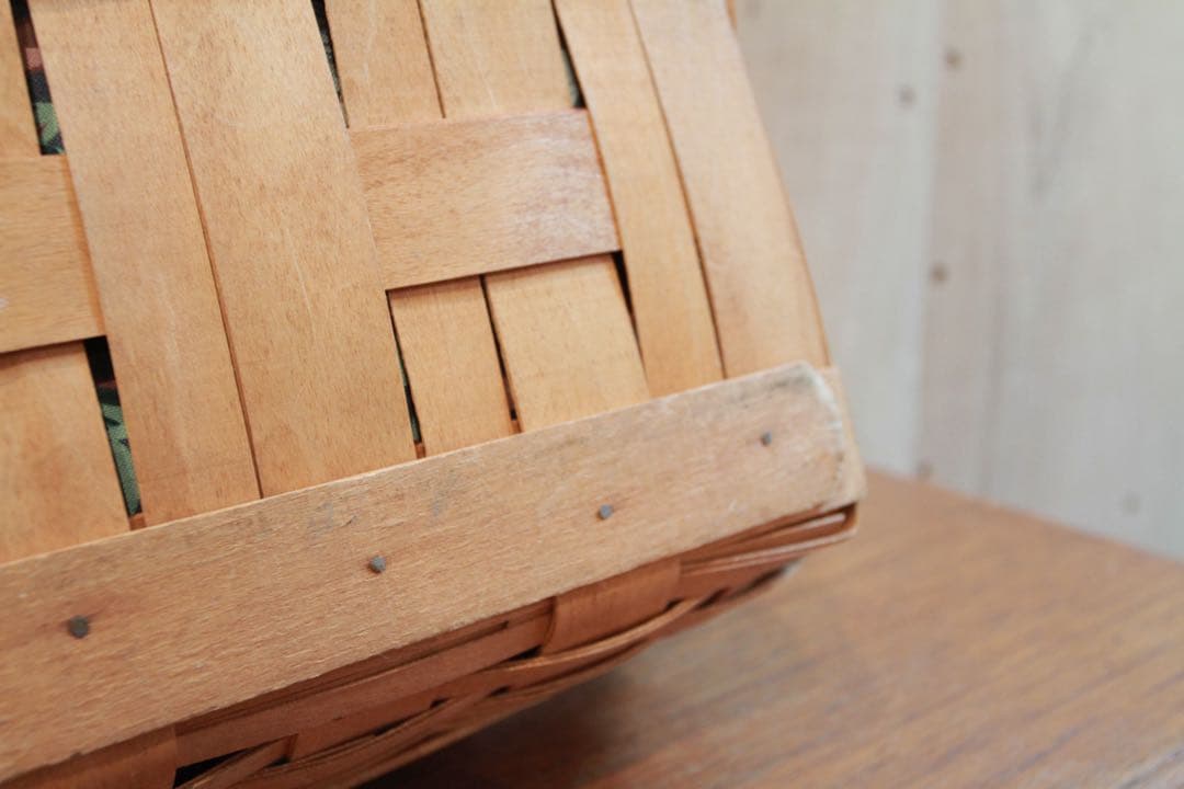 アメリカ　ヴィンテージ　ロンガバーガー LONGABERGER バスケット　什器