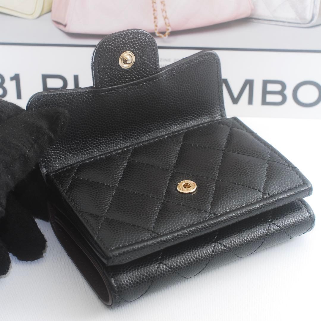極美品＊31番台＊シャネル＊キャビアスキン＊マトラッセ＊スモールウォレット＊財布