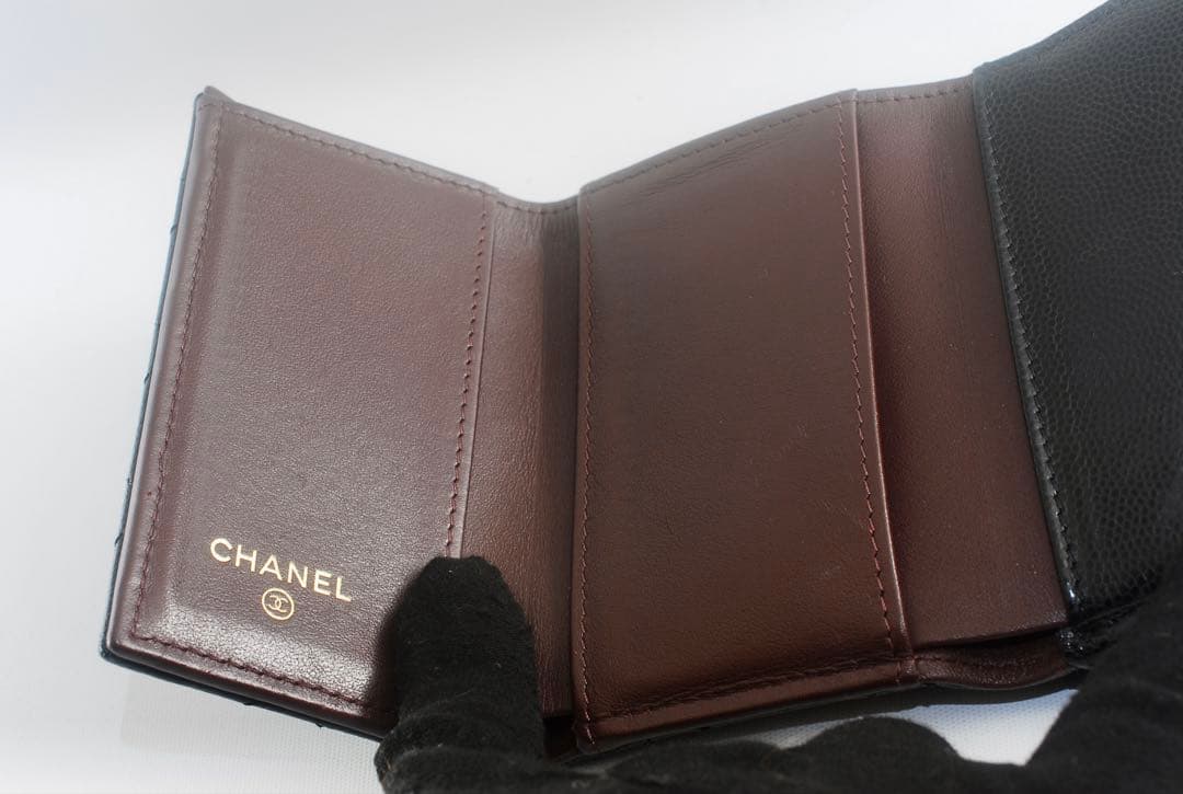極美品＊31番台＊シャネル＊キャビアスキン＊マトラッセ＊スモールウォレット＊財布