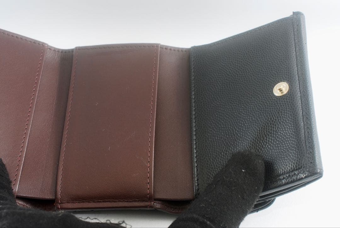 極美品＊31番台＊シャネル＊キャビアスキン＊マトラッセ＊スモールウォレット＊財布