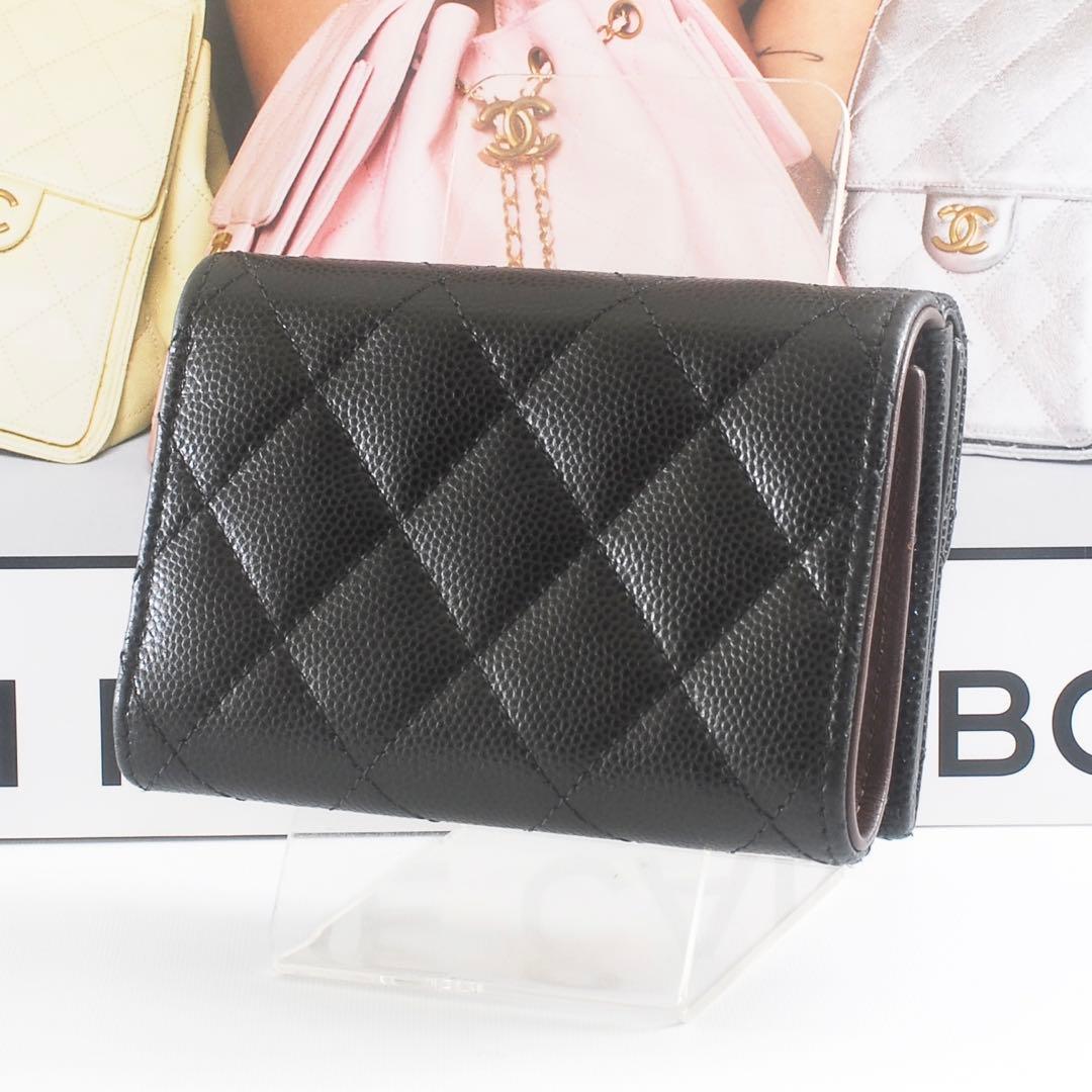 極美品＊31番台＊シャネル＊キャビアスキン＊マトラッセ＊スモールウォレット＊財布