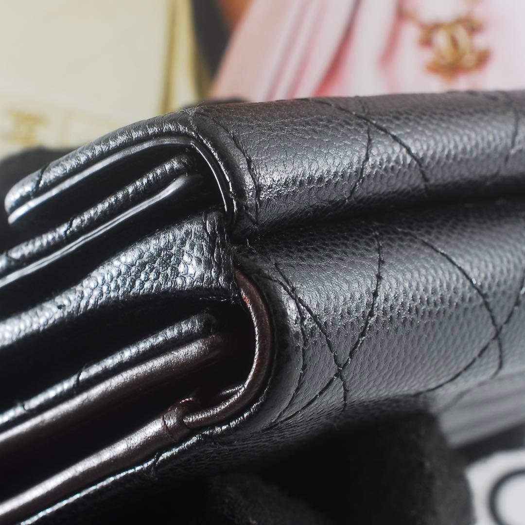 極美品＊31番台＊シャネル＊キャビアスキン＊マトラッセ＊スモールウォレット＊財布