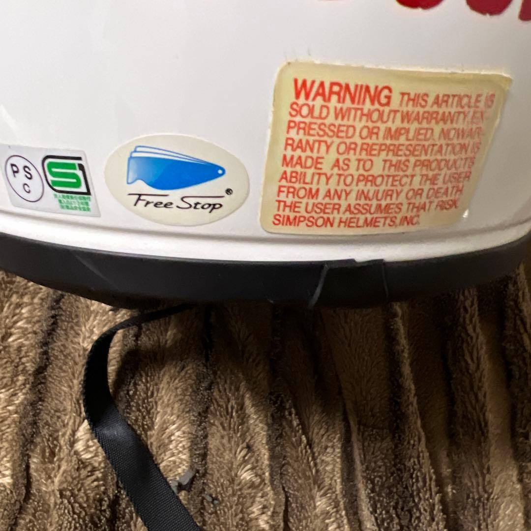 SIMSON フルフェイスヘルメット ホワイト