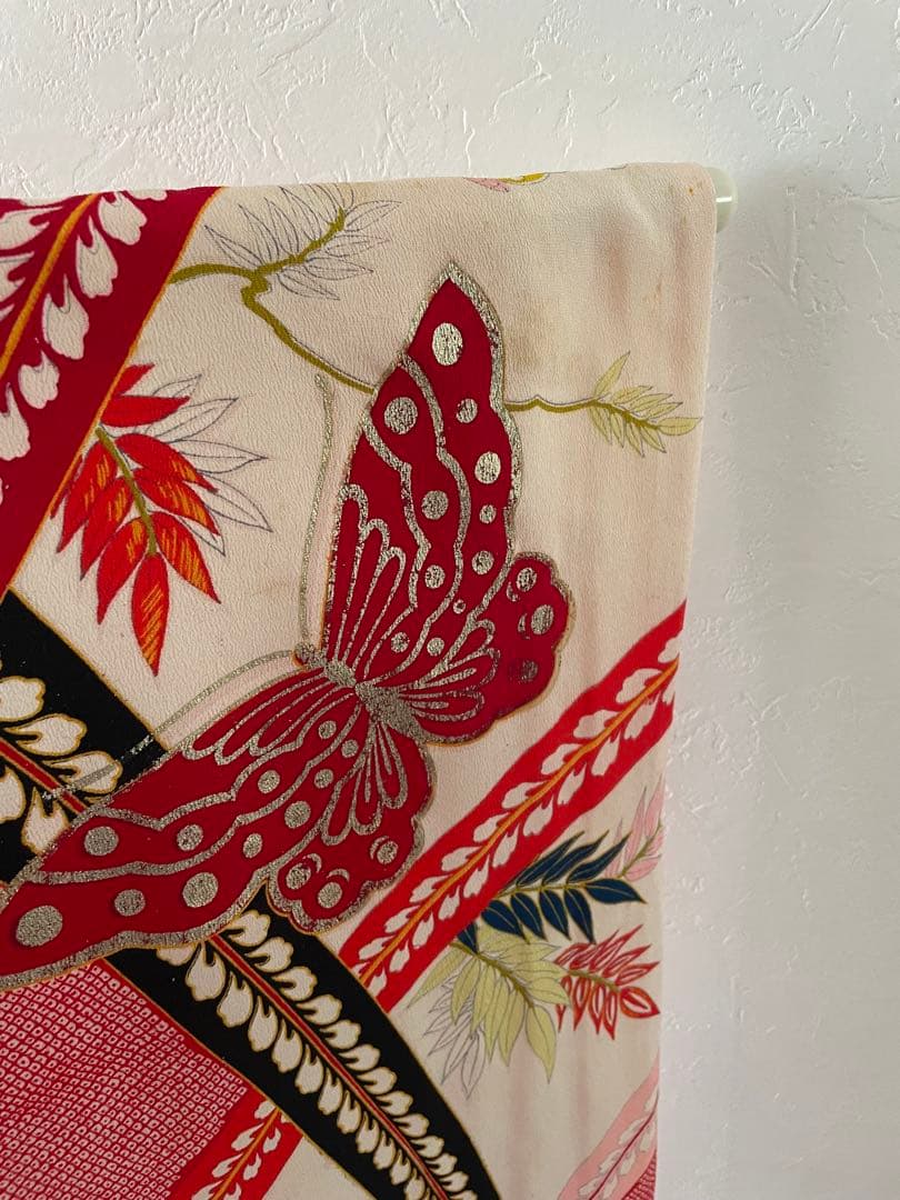 ジュニア　正絹　アンティークお着物セット