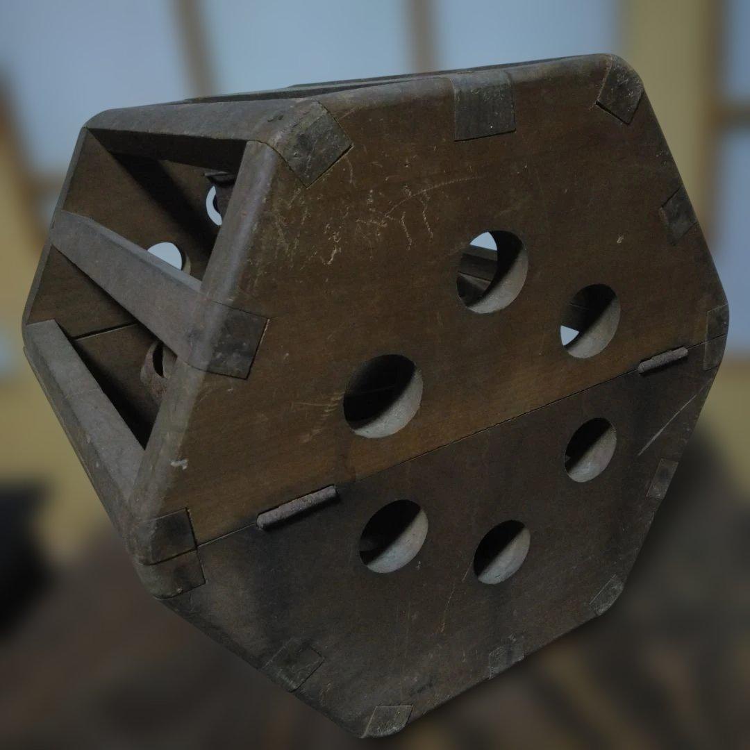 こたつあんか　回転こたつ　豆炭あんか　鋳物鉄器　やぐら炬燵　レトロ　骨董