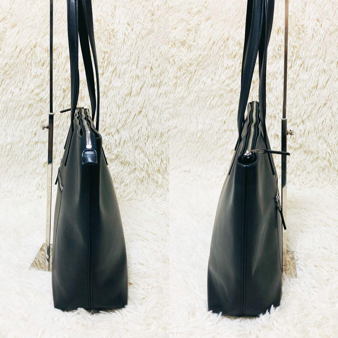 極美品✨ ポールスミス トートバッグ ブラック レザー