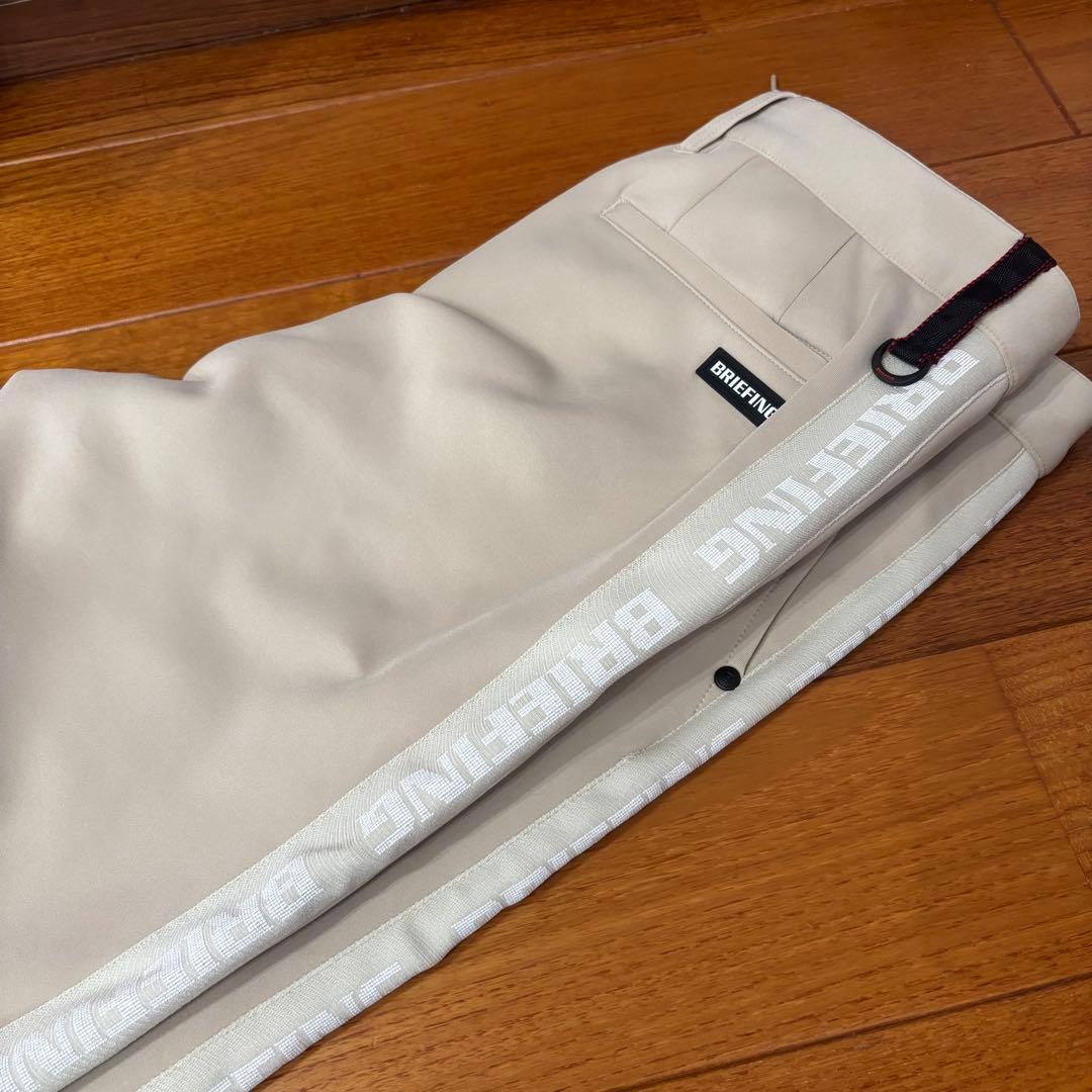 BRIEFING GOLF サイドロゴ　セットアップ　ベージュ　上L 下M