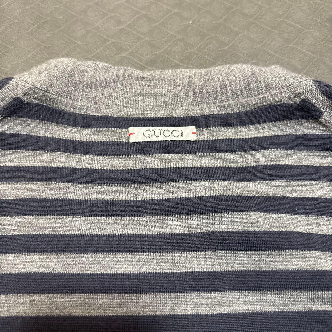 たかし　GUCCI ストライプ カーディガン