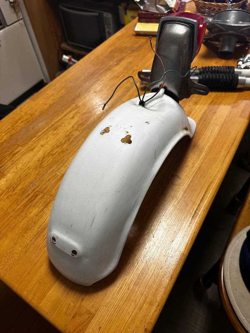 シャリー純正リアカブトフェンダー