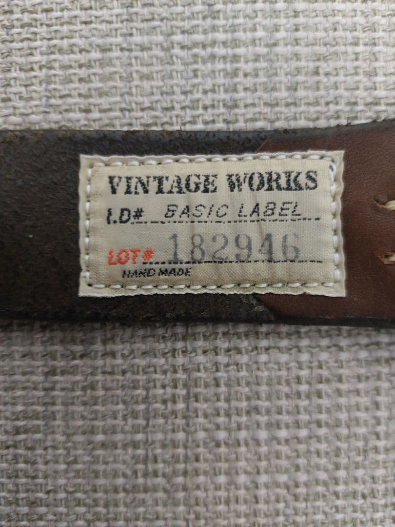 Vintage Works ベルト 全長100cm ヴィンテージワークス