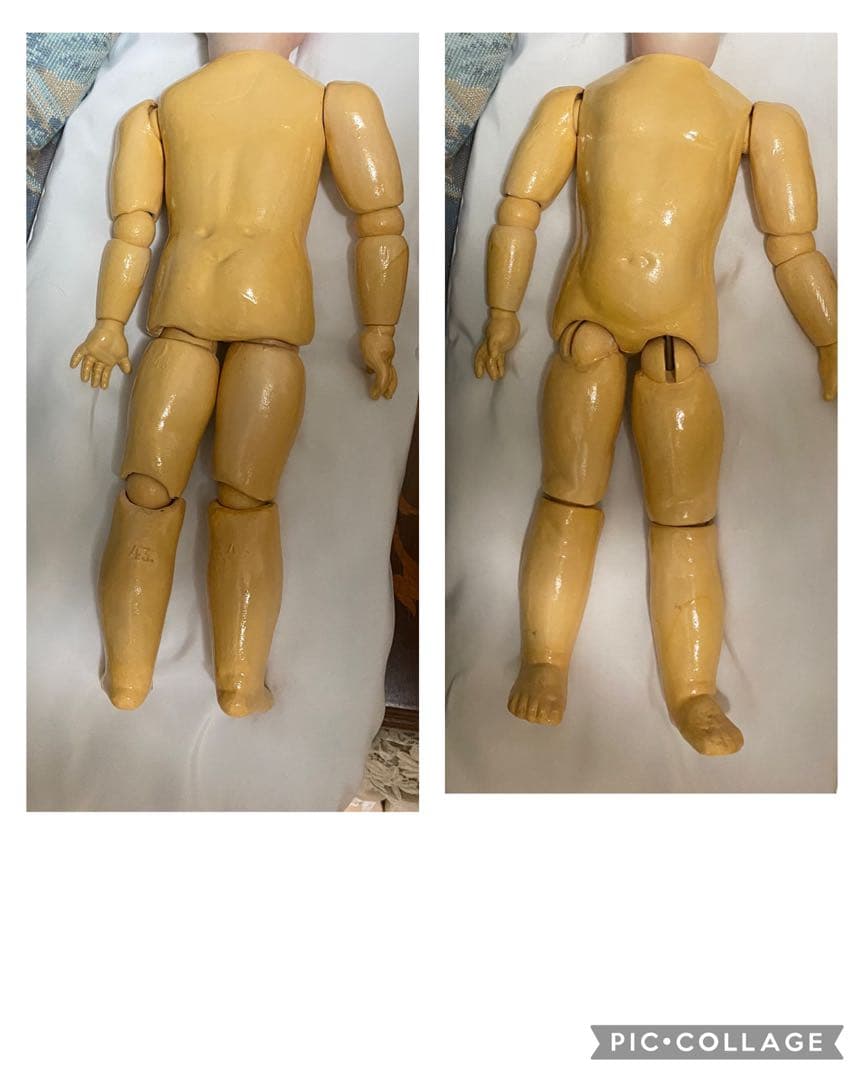 スリープアイ　アンティーク　ビスクドール