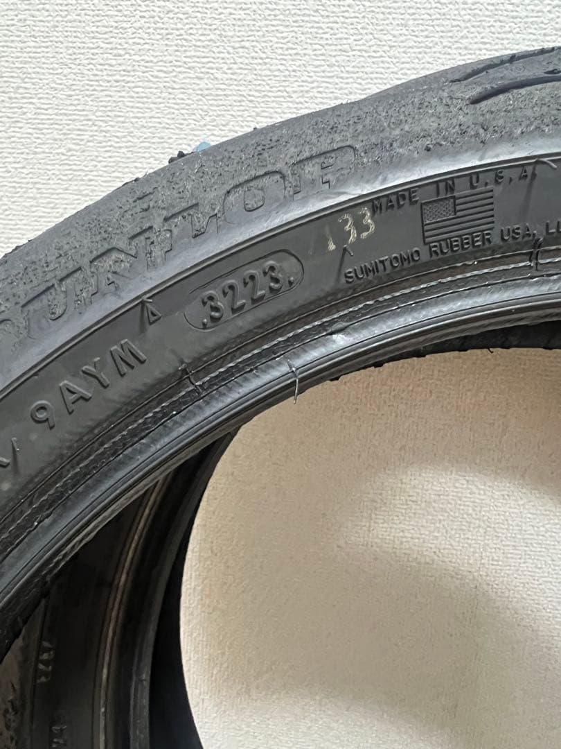 ダンロップQ5 バリ山中古前後セット110/70/17、140/70/17