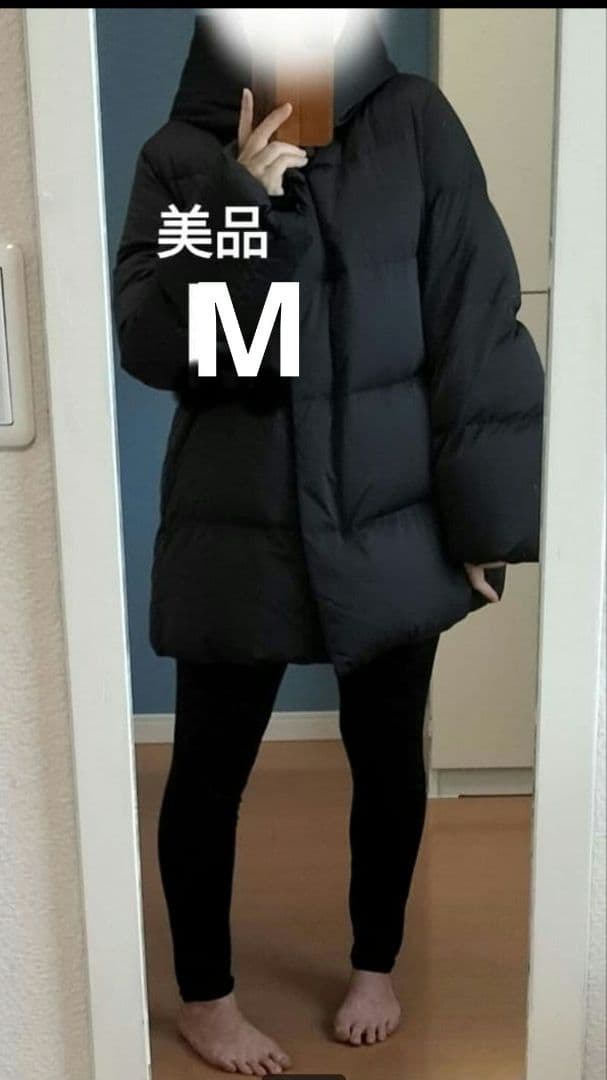 美品　パウダーフィールダウンショートコート　Mサイズ　ユニクロ