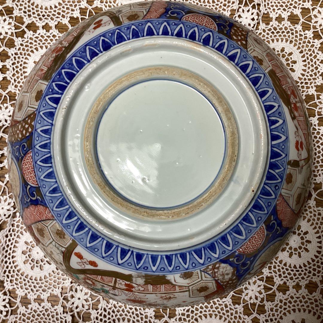 k39 古い伊万里焼　　錦手丼