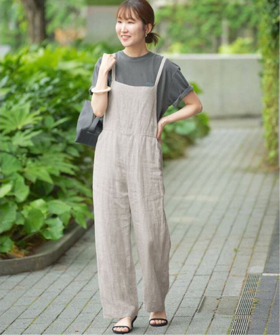 JOURNALSTANDARD relume No.14フレンチリネンサロペット