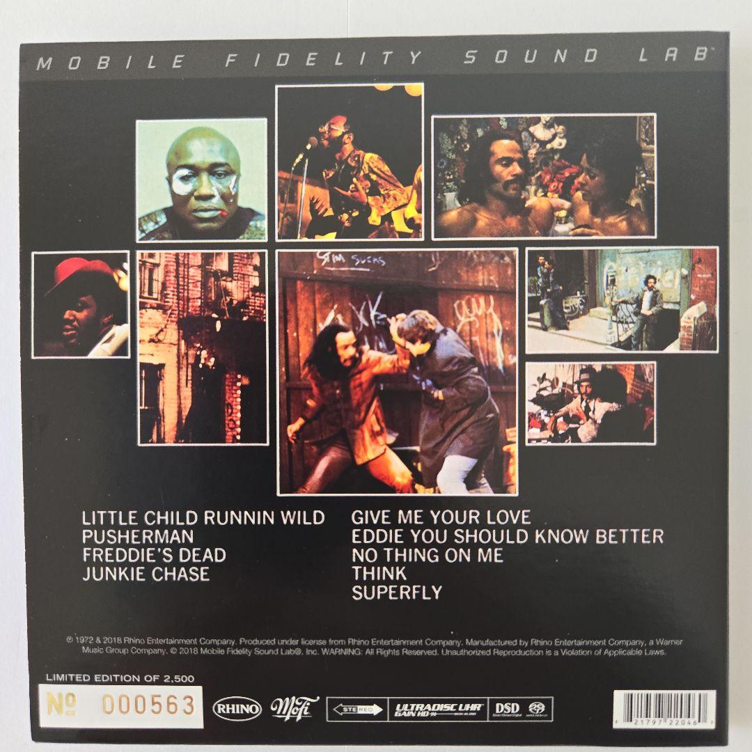 カーティスメイフィールド／　スーパーフライ　輸入盤　ハイブリッドSACD