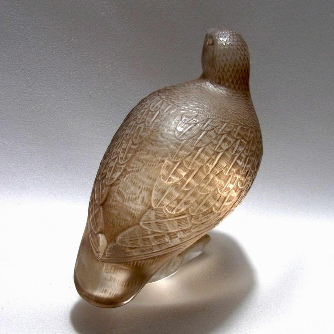 ルネ・ラリック R. Lalique うずら Perdrix Inquiete