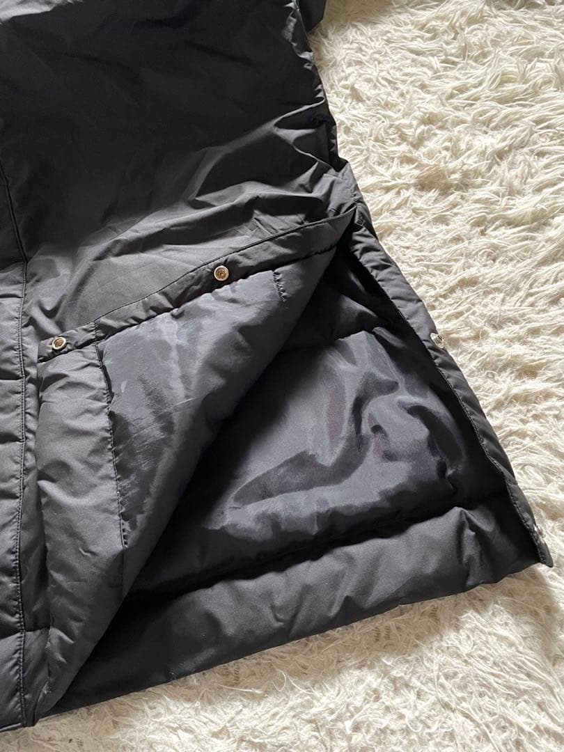 adidas ボアロングコート JG8514 WIND.RDY 防寒 黒 XL