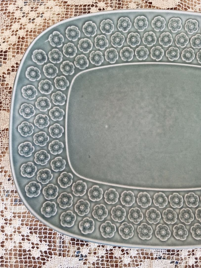 クイストゴー　ブルーアズール　スクエア皿　大皿