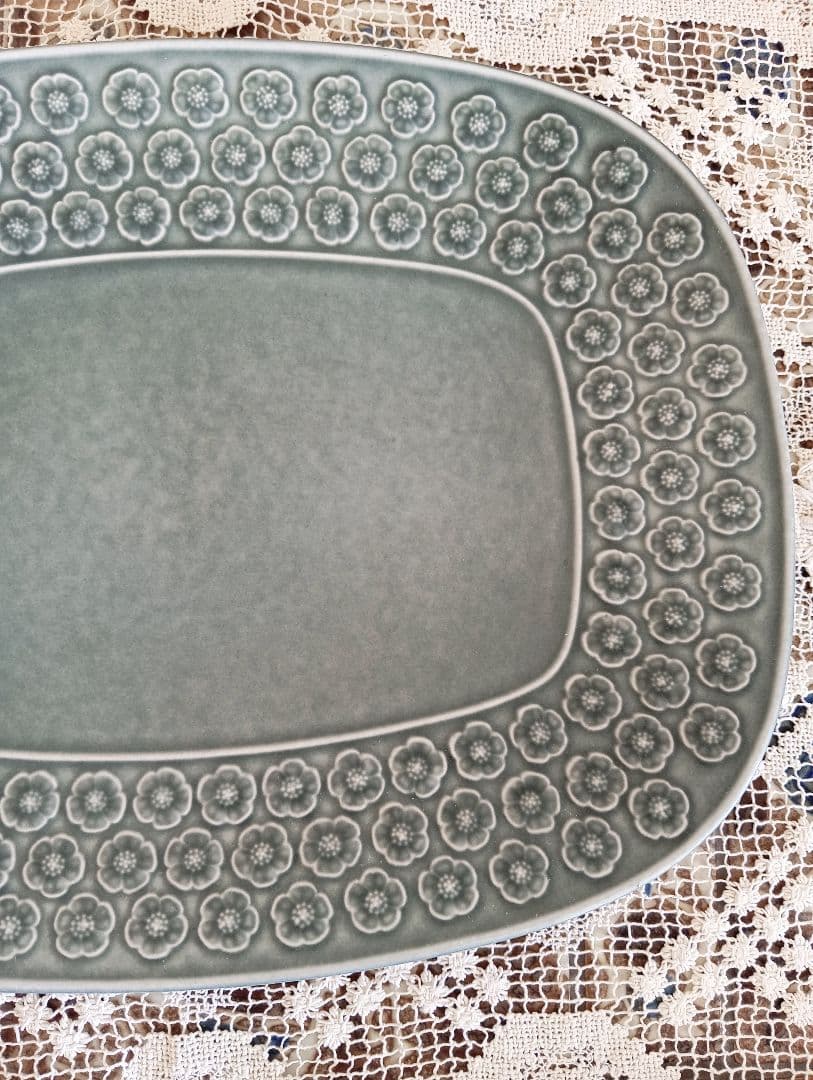 クイストゴー　ブルーアズール　スクエア皿　大皿