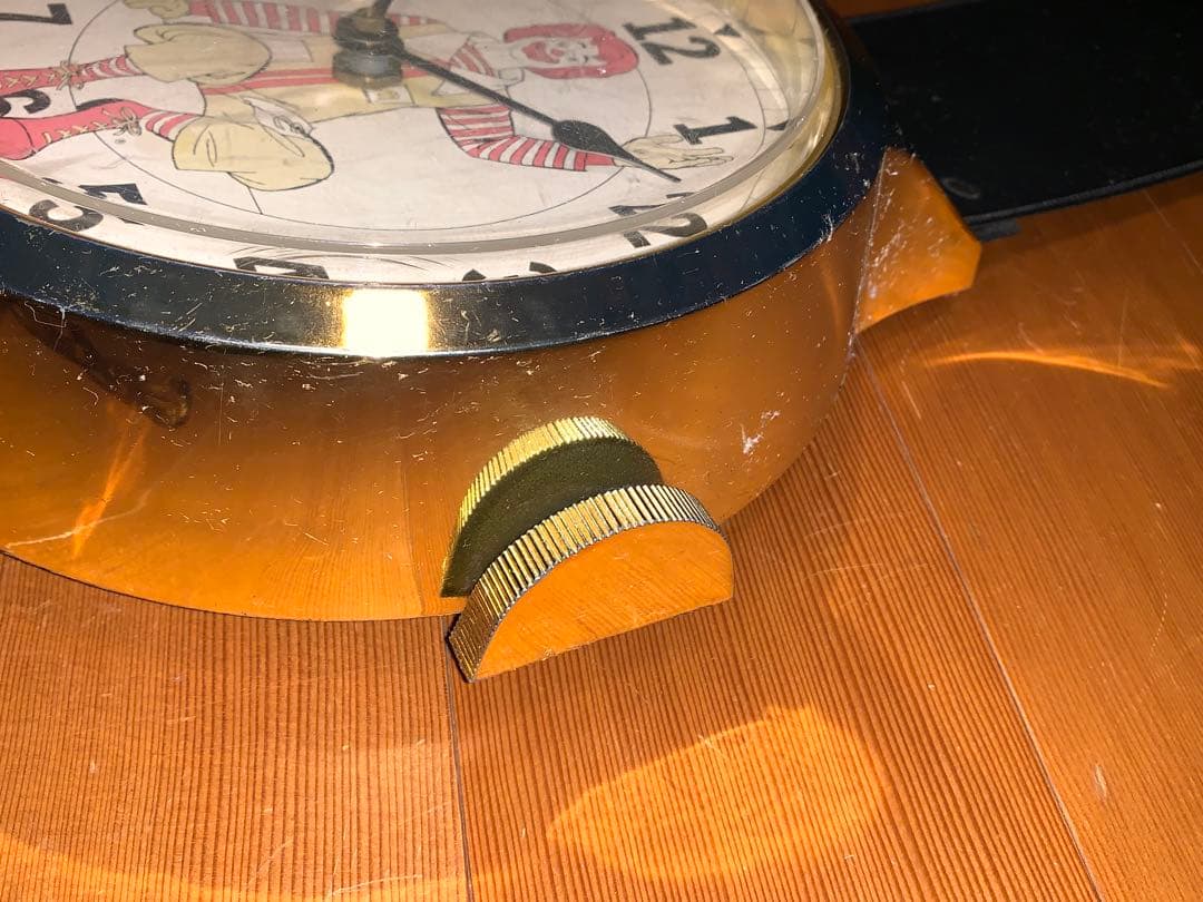 動作品　70年代　ビンテージ　マクドナルド　腕時計型　掛時計　ロナルド　ドナルド