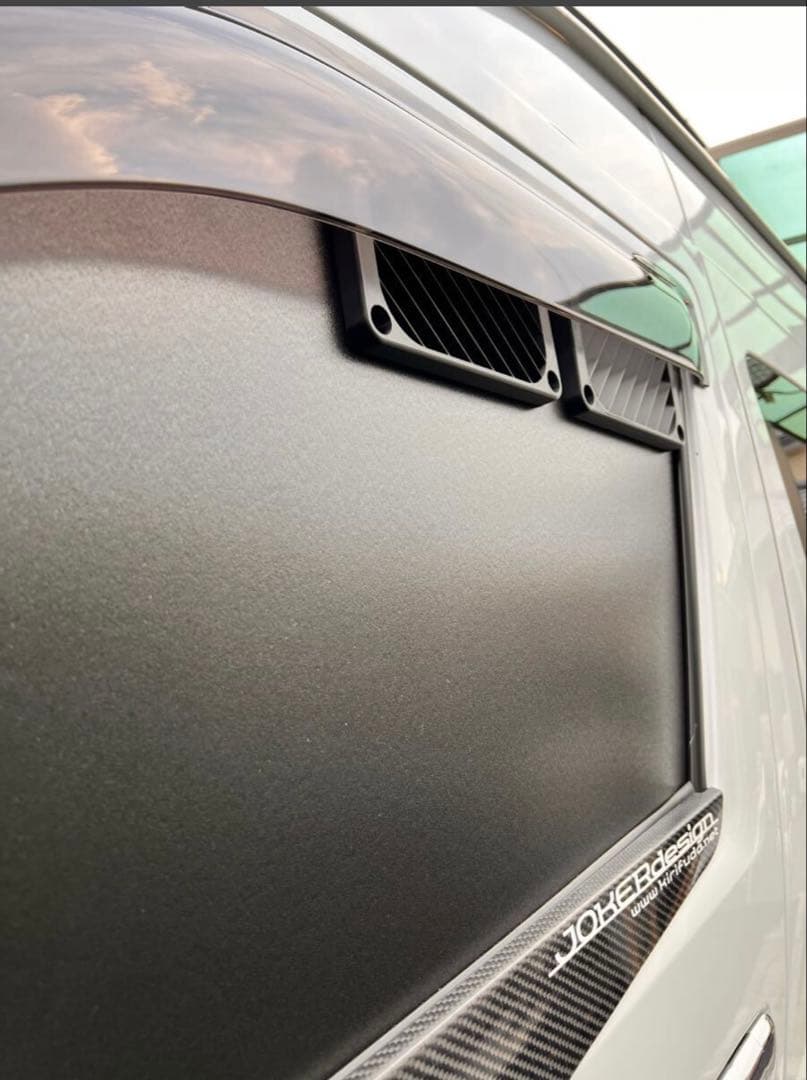 ハイエース用 エコフロー ウェイブ2 . 3 吸換気ダクトプレート 組立済 即納