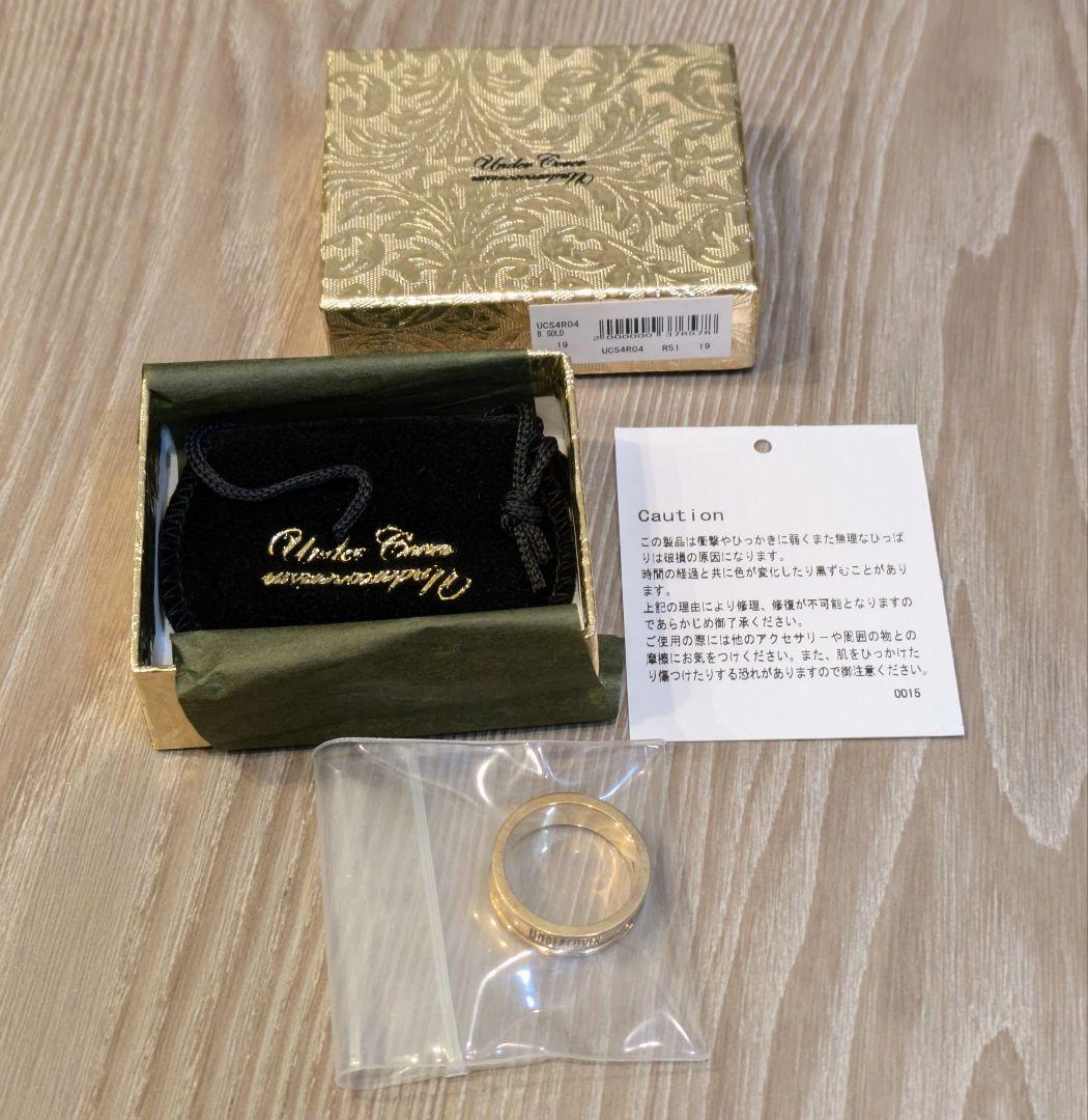 エングレーブド ゴールドリング