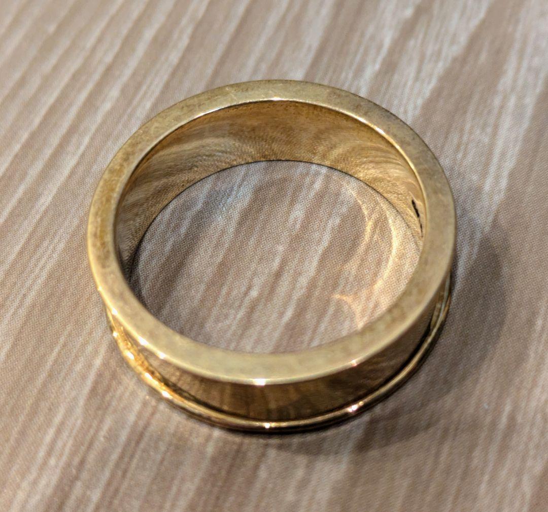 エングレーブド ゴールドリング