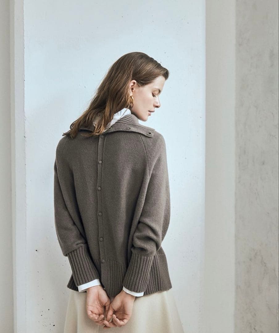 Theory Luxe カシミヤ100% 3wayタートルニット　カーディガン