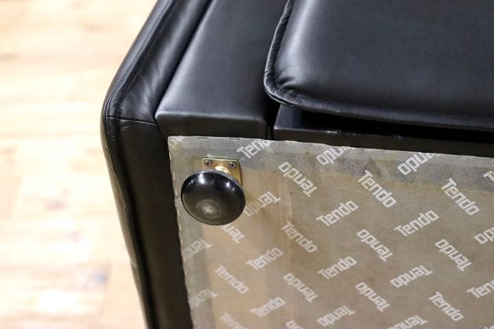 GMFN212B○天童木工 / Tendo 3人掛けソファ トリプルソファ 黒総