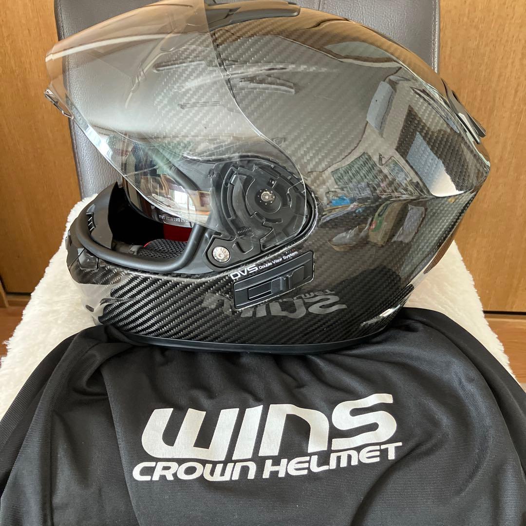 WINS CROWN HELMET ブラックカーボン