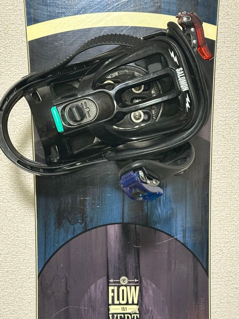 初心者◎ FLOW 151cm / SALOMON ビンディングセット