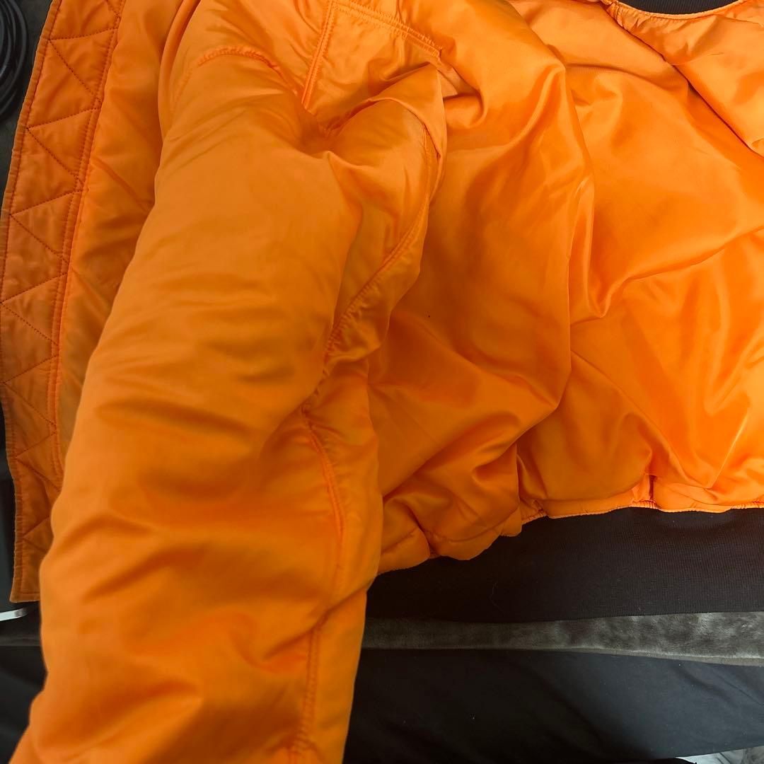 Alpha Industries MA-1 ブラックジャケット Lサイズ